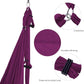 Aerial Yoga Swing Set with 2 Extension Straps - Anti-Gravity Aerial Yoga Hammock Sling for Inversion Exercises, Indoor Outdoor Home Gym Fitness Equipment