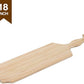 BATTIFE 18Inch Sorority and Fraternity Paddles 2Pack, Unfinished Pine Wood Paddle for Greek, Frat Solid Wooden Paddle