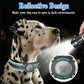 Upgraded AirTag Dog Collar, IP68 Waterproof Dog Collar with Apple Air Tag Holder, Reflective Adjustable Heavy Duty Dog Collars with Soft Padded for Small, Medium and Large Dogs,Blue, L