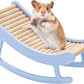 Hamster Climbing Toys - Wooden Ladder for Hmaster Bridge Guinea Pig Enrichment Toy Interactive Hamster Cage Accessories for Chinchilla, Rat, Gerbils, Mice and Small Animals