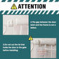 ALLAIBB Extra Wide Pressure Mounted Baby Gate Walk Through Child Kids Safety Toddler Tension White Long Large Pet Dog Gates with Extension for doorways Kitchen and Living Room (71.65-76.38"/182-194cm)