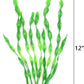AQUANEAT Fish Tank Artificial Plants, Aquarium Plastic Seaweed Decorations, 11.75Inch Tall Fake Green Accessories, 10 Packs