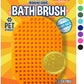 Bodhi Dog Shampoo Brush - Pet Grooming & Bath Supplies for Dogs and Cats - Bath Brush for Long & Short Hair - Premium Scrubber for Shower, Bathing & Massage (One Pack, Orange)