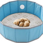 FXW Washable Pee Pads for Dogs, Puppy Pads with Super Absorbent, Specifically Designed for Whelping Box, 32" Round, Khaki, 1 Pack