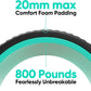 FitBeast Back Roller - Deep Tissue Massage Wheel, Yoga Wheel & Back Stretcher for Pain Relief (9'', Blue)