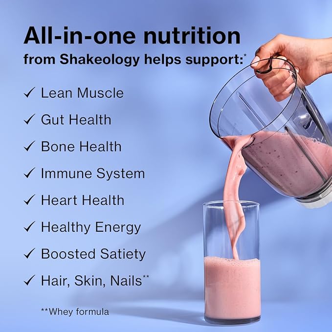 Shakeology 0g Added Sugar Plant Based Protein Powder Blend, Gluten-Free Shake with Vitamins and Minerals – Helps Support Healthy Weight Loss, Lean Muscle, Gut Health – Chocolate, 30 Servings