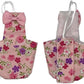 2 PCS Bird Diapers Pink&Blue Pattern Washable Reusable Parrots Nappy for Budgie Parakeet Cockatiel