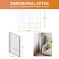 Full Metal Freestanding Dog Gate with Door, 32''Height Foldable Pet Dog Fence for Indoor & Outdoor, 2 Panels Extra Wide Free Standing TallDog Gates for Doorways,House,Stairs,Porch,Deck,Yard