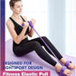 21 Fitness Resistance Bands - 4 Tube Pedal Ankle Puller, Yoga Handle Bands Exerciser Multifunction Trainer Tension Rope for Body, Abdomen, Waist, Arm, Tummy Exercise Stretching Training ( Color : Ash