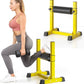 BODYRHYTHM Bulgarian Split Squat Stand, Single Leg Squat Roller Stand with 9 Adjustable Roller Heights for Squats, Leg Lunges, Lower Body Training.