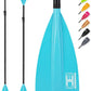 OCEANBROAD SUP Paddle - Adjustable Stand-Up Paddle for Paddleboard Kayak, Adjustable Aluminum Alloy Shaft with Reinforced Nylon Blades