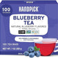 HANDPICK, Wild Blueberry Tea Bags (100 Count), True Premium Blueberry Herbal Tea with Hibiscus, Rose & Licorice | Brew Iced/Hot Tea