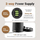 Automatic Cat Feeder for 2 Cats - 16 Cups/4L Timed Auto Pet Feeder with Portion Control (1-6 Meals), Dual Power& Easy to Clean for Indoor Cats & Small Dogs
