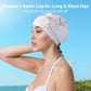COPOZZ Stylish Silicone Swim Cap for Women – Comfortable, Durable, and Hair-Protecting Design