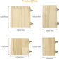 2pcs Bird Perch Platform Flat Stand Beak Paw Grinding Wood for Parrot Parakeet Cockatiel Lovebird Conure Finch Budgie