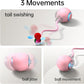 Interactive Cat Toys for Indoor Cats - Kitten Toy with Speedy Tail 2.0, Automatic Cat Toys for Bored Indoor Adult Cats, Motion-Activated, 2025 New Upgraded, USB Rechargeable (Pink)