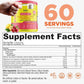 Keto Vitals Electrolytes Powder - Sugar Free Keto Electrolytes Powder with Potassium, Magnesium, Sodium, & Calcium - No Sugar Electrolyte Drink Mix & Hydration Powder, 60 Servings, Raspberry Lemonade