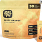 Keto Chow SALTT Electrolytes Powder Packets, Zesty Orange (30 Hydration Packets) - Magnesium, Potassium, Sodium, Trace Minerals - Vegan, Sugar Free, Gluten Free - Travel Essentials - Made in USA