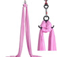 DASKING Aerial Silks Starter Kit - Durable 11Yards of Aerial Yoga Hammock with Hardware, Aerial Swing for Acrobatic Flying Yoga & All Levels (Aerial Rigging Point Up to 14ft)