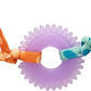 Catstages Kitty Chew Wheel, Dental Cat Toy with Catnip Oil, Teeth Cleaning, Healthy Chewing, Boredom Relief, Kicking & Batting for Kittens and Adult Cats, Purple