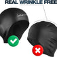 3D Swim Caps - Ear Protection Swimming Cap for Women & Men - Silicone, Waterproof - Fits Long & Short Hair - Adult & Youth