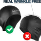 3D Swim Caps - Ear Protection Swimming Cap for Women & Men - Silicone, Waterproof - Fits Long & Short Hair - Adult & Youth