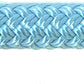 Double Braid Lead Rope with Eye Splice Loop, 12-14FT Lengths (Ice Blue, 14 ft.)