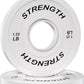 Olympic Rubber Bumper Weight Set - 2 Inch Barbell Plates for Home Gym Strength Training
