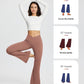 baleaf Women's V Crossover Flare Leggings with Pockets Yoga Pants High Waist Casual Workout Gym Bell Bottom Leggings