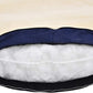 Amazon Basics Pet Cave Bed for Dog, With Removal Nesting Cave Cover, Fits up to 35lbs Pets, 30 x 30 x 12.5 inches, Blue
