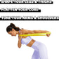 Beachbody Resistance Bands for Booty and Thigh Workouts, Unisex Strength Workout Exercise Loops for Women & Men, Light, Medium & Heavy Resistance Levels, 12 Inch, 3 Pack
