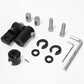 Bow Stabilizer Kit, Adjustable Bow Rod Stabilizer for Compound Bows, Quick Disconnect Single-Sided V-bar Mount, Aluminum Alloy Sidebar Mount Bow Mount