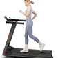 DeerRun Treadmills for Home with Incline and Handles, 3.5 HP Foldable Treadmill 350 LBS Weight Capacity for Small Spaces, Folding Running Machine with Smart APP