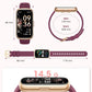 Health Fitness Tracker for Women Men: Fitness Smart Watch for Woman with 24H Heart Rate Monitor Blood Oxygen Sleep Tracker Calorie Step 5ATM Waterproof Activity Trackers for iPhone Android - Burgundy