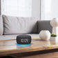 Buffbee Sound Machine & Alarm Clock 2-in-1, 0-100% Clock Face Brightness, Bottom Colored Light, Sleep Timer, Precise 30-Level Volume Control White Noise Machine