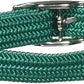 Kool Kat Elastic Cat Safety Collar with Bell, Green, 10"