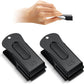 2 Pieces Brass Pet Training Clicker Signaling Cricket Clicker Metal Dog Clicker for Puppy Cats Trainer Pet Owners (Black)