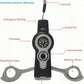7 in 1 Emergency Survival Whistle with Compass, Outdoor Multi-Functional Hiking Safety Tool with Lanyard