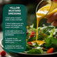 HANDPICK Yellow Mustard Seed (397g/14oz) Non GMO, Gluten Free, 100% Raw, Sourced from India, For Cooking, Pickles, Packed in Resealable Ziplock Pouch