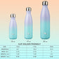 Insulated Water Bottles,17 oz Double Wall Stainless Steel Vacumm Metal Flask for Sports Travel,Lavender Green