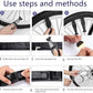 YBEKI Bike Tyre Repair Tool Kit - Bicycle Tool kit with 210 Psi Mini Pump 10-in-1 Multi-Tool with Chain Breaker, Tyre Levers &Tire Patch, Bone Wrench, 1 Portable Bag