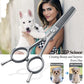 4.5" Thinning Shears for Dogs Grooming Face with Safety Round Tip for Small Dogs Face Paw Ears Trimmer Professional Small Cat Grooming Scissors (4.5" Blender, Gray)