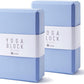 KEEP Yoga Block, High-Density EVA Foam 2 Pack Yoga Block with Non-Slip Textured Surface, Supportive, Lightweight - Ideal for Yoga, Pilates, and Stretching Exercises