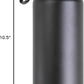DRINCO Stainless Steel Water Bottle Spout Lid Vacuum Insulated Double Wall Water Bottle Wide Mouth (40oz 32oz 22oz 18oz 14oz) Leak Proof Keep Cold Sport Camping Hiking (32 oz, 32oz Black)
