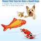 TOOGE 2 Pack 9" Floppy Fish Cat Toys with SilverVine and Catnip for Indoor Cats for Small Dogs Interactive Automatic Flopping Fish Cat Kicker Toys for Cats Puppy Small Dog