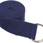 Everyday Yoga Super Strong Strap with Metal D-ring Buckle - Improve Flexibility, Stretching, and Physical Therapy Fitness.