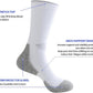 JOYNÉE 5/10 Pairs Mens Lightweight Athletic Crew Socks Cushioned Breathable Long Socks for Sports Running