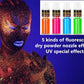 Go Ho UV Pink Hair and Body Glitter Spray, Festival UV Effect Glitter Powder Makeup for Hair/Body/Clothes,Dry Powder Spray Loose Sparkle Makeup,10g