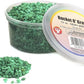 Hygloss Products Craft Rocks, Mini Stones for Art Projects - Bucket O' Gravel, Neon Green, 1 lb