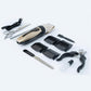 Grooming Kit for Dogs at Home - Rechargeable Low Noise Cat and Dog Shavers & Clippers for Grooming Thick Hair - Cordless Grooming Clippers Includes Pet Hair Clippers, Nail Trimmer, Shears & Bath Brush